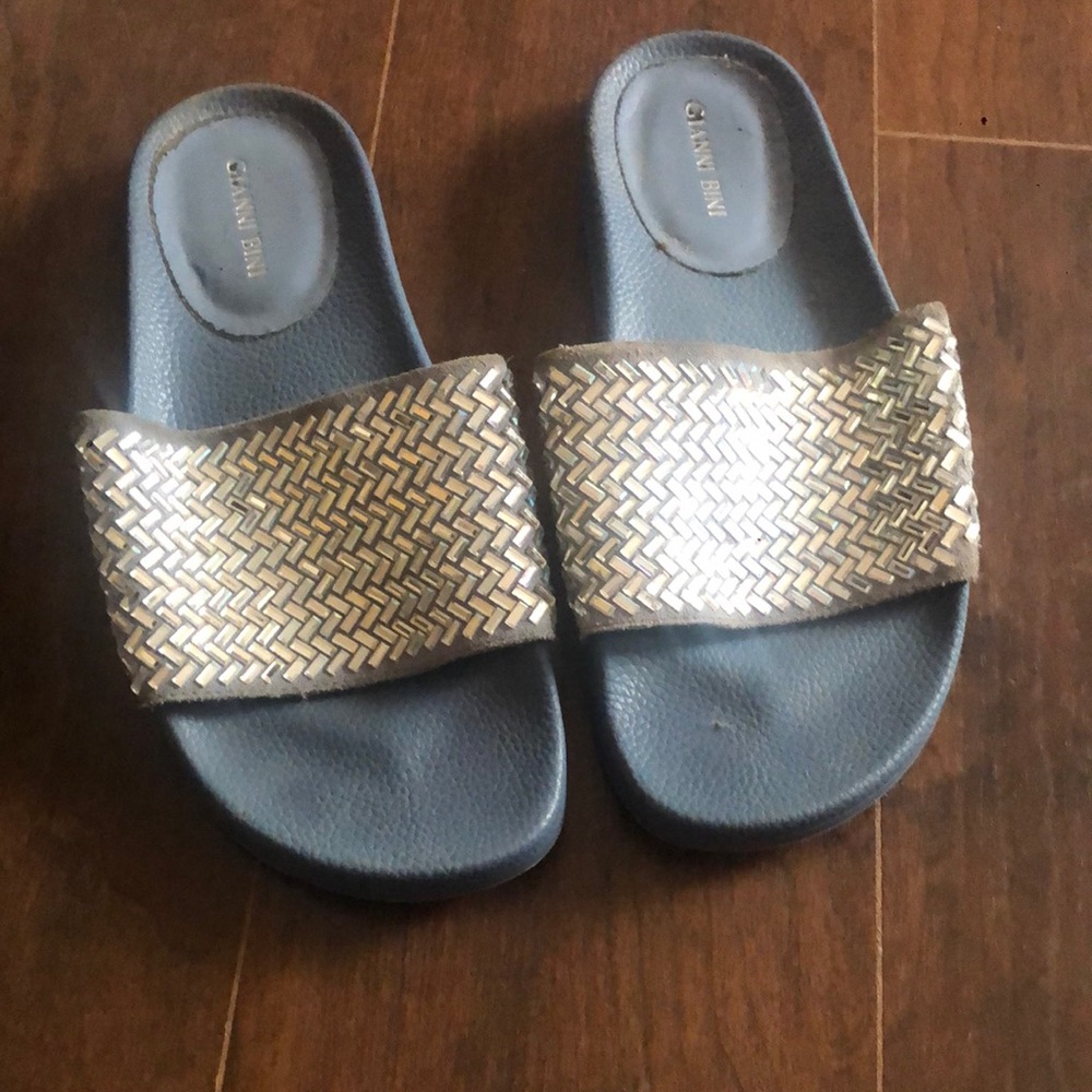 Gianni Bini Rhinestone Slides